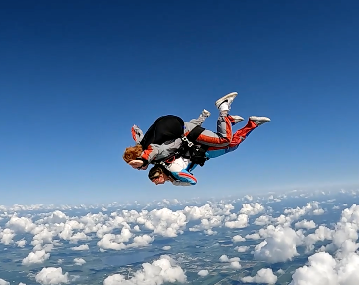 10. Skydiving