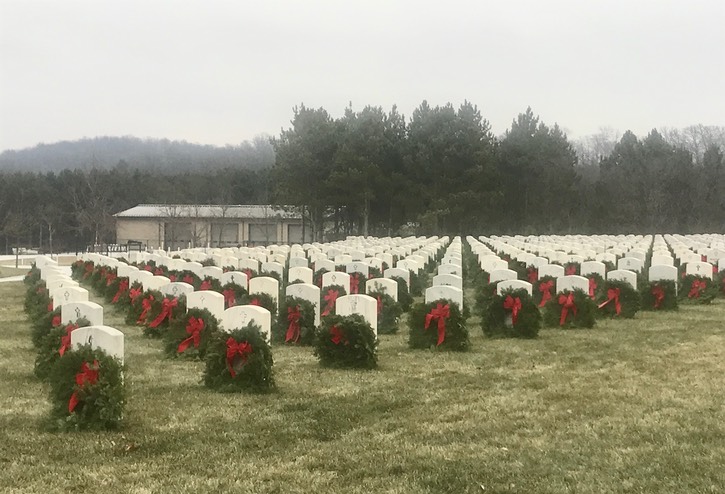 2. Veterans wreaths