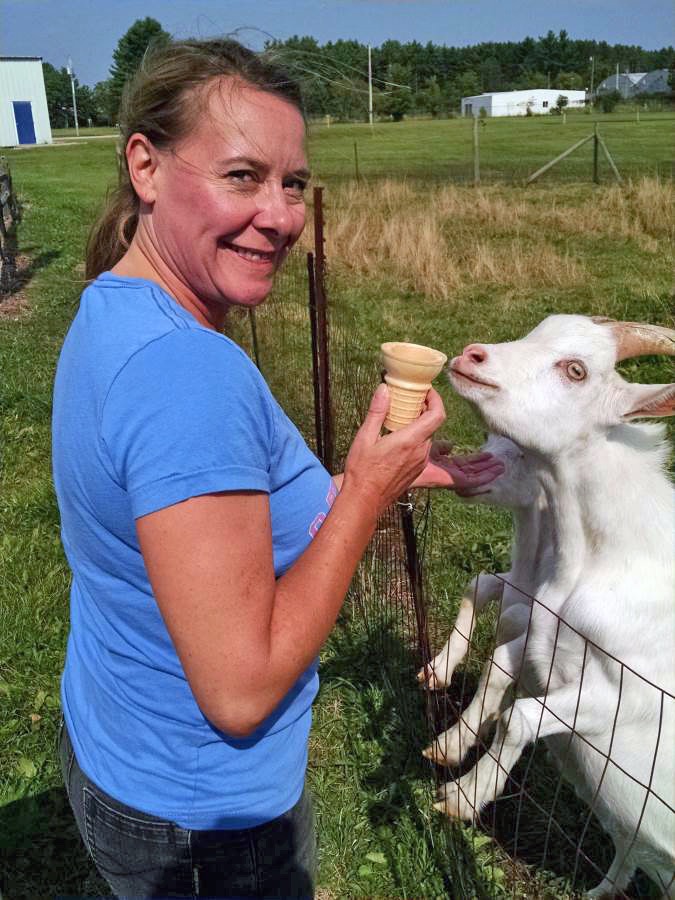 23. Tam Feeding Goats