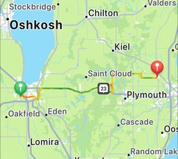 3. 17.aug.2025 43 miles