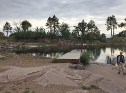 Red Granite Diving Board