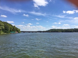 Train Trestle Lake WI