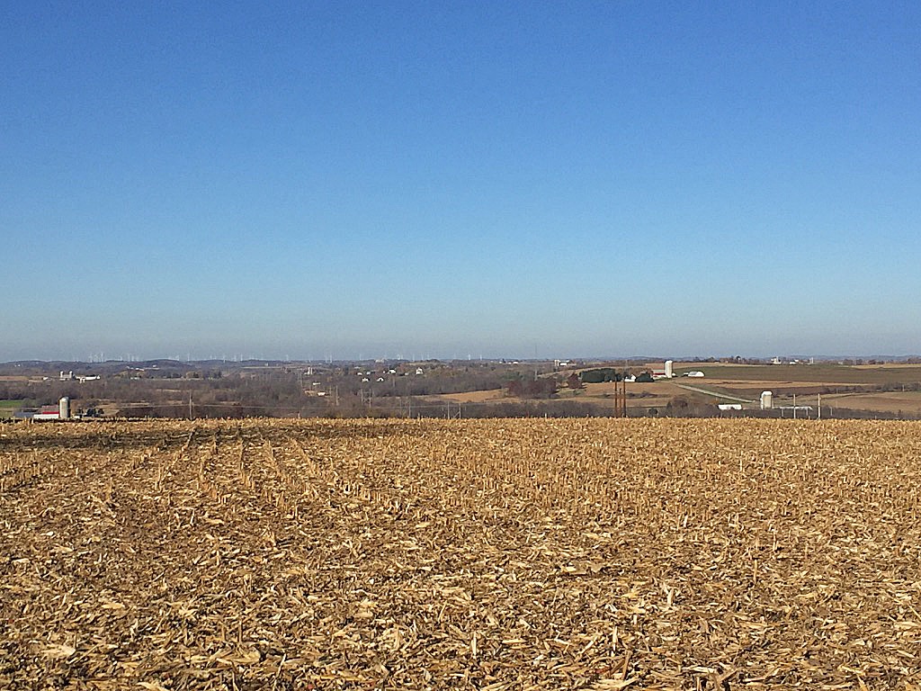 Wind Turbines Facing North